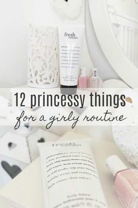 Modern day princess things, self care beauty rituals. Philosophy Fresh Cream and pastel pink cosy day girly makeup beauty ideas