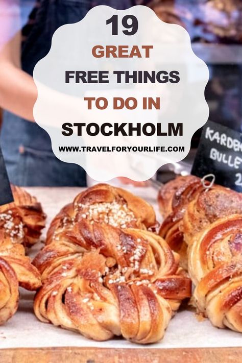 19 Great free things to do in Stockholm Stockholm To Do, Things To Do In Stockholm, Stockholm Travel, Visit Stockholm, Sweden Travel, Europe Trip Itinerary, Scandinavia Travel, Swedish Recipes, Beautiful Travel Destinations