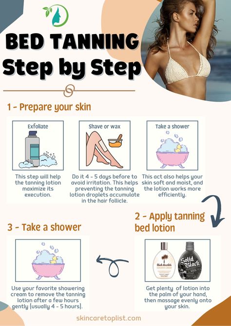 First Time Tanning Bed Tips, Diy Tanning Bed Lotion, How Long To Tan Outside Sun, Sun Bed Tan, How To Get Tanned Fast, Tanning Bed Tips For Beginners, How To Tan Safely In The Sun, Best Tanning Lotion For Tanning Bed, Indoor Tanning Tips