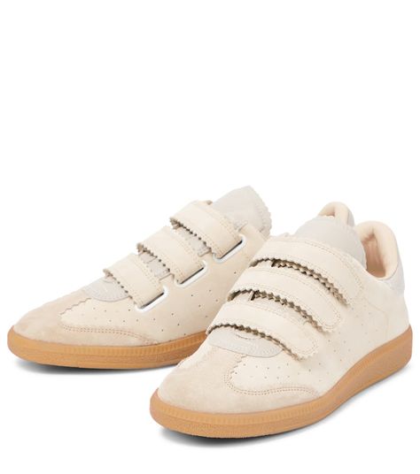 One of my favourite designer pieces #mytheresa Isabel Marant Shoes, Monsieur Madame, Velcro Sneakers, Brown Sneakers, Latest Sneakers, Suede Wedges, Wedge Sneakers, Adidas Samba Sneakers, Suede Sneakers