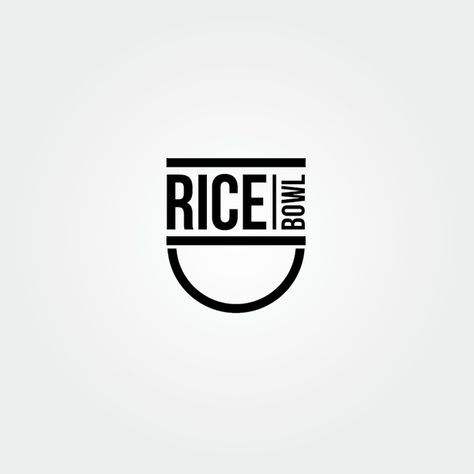 Rice Bowl Logo Rice, Resturant Logo, Bowl Logo, Food Illustration Design, Rice Packaging, Kitchen Logo, Indian Rice, Typographic Logo Design, Coffee Shop Logo