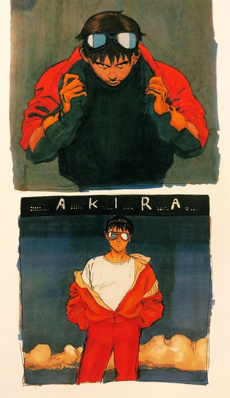 Male Fashion Model, Best Animation, Akira Anime, Old Anime, 90s Anime, Male Fashion, Graphic Design Posters, Fashion Model, Graphic Poster