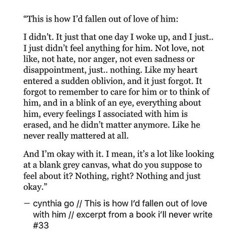 Its explain everything Fall Out Of Love Quotes, Out Of Love Quotes, Fallen Out Of Love, Fall Out Of Love, Falling Out Of Love, Out Of Love, Up Quotes, Not Love, Breakup Quotes