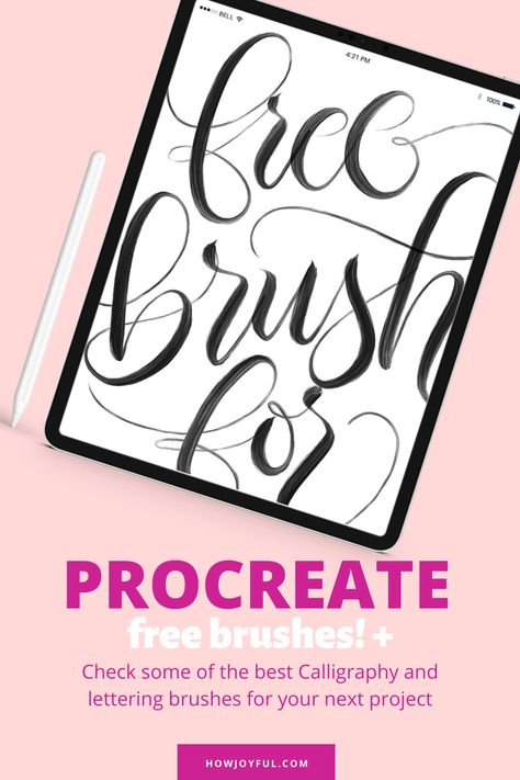 How To Caligraphy, Procreate Illustrations, Ipad Lettering Procreate, Ipad Calligraphy, Best Procreate Brushes, Procreate Ipad Tutorials, Digital Calligraphy, Free Procreate, Ipad Tutorials