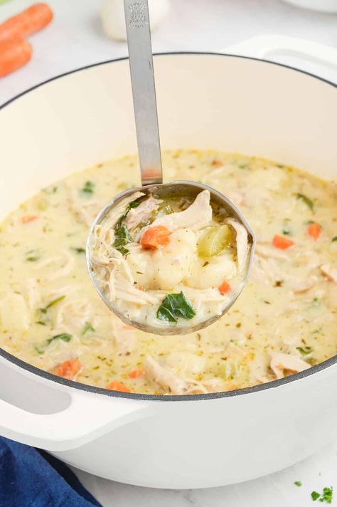 How to Thicken Soup (5 Options) - Evolving Table Thickening Soup, Soup Thickener, Gnocchi And Spinach, Thicken Soup, Cream Based Soups, Chicken Gnocchi Soup Recipe, Olive Garden Chicken Gnocchi, Gnocchi Recipes Soup, Make Chicken Broth