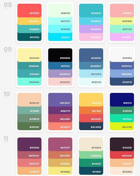 Wordpress - Aulas online - Educaçao | Paleta de cores | Instagram Canva Color Combinations, Color Pallete Code, Instagram Color Scheme Feed, Color Palette Canva, Canva Gradient, Color Knowledge, Gradient Color Design, Code Color, Maximalist Design