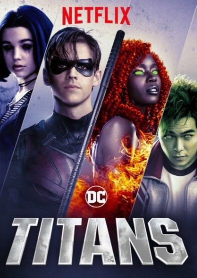 ESSA SÉRIE É MARAVILHOSA!! Titans Dc, Tv Series Poster, Dc Titans, Titans Tv Series, New Titan, Series Poster, Teen Titan, Raven Teen Titans, The Titans