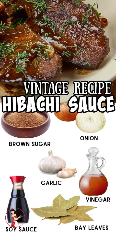 Hibachi Filet Mignon Recipe, Hibachi Steak Marinade, Hibachi Sauce Recipe, Hibachi At Home, Hibachi Sauce, Asian Sides, Asian Sauce Recipes, Sauce For Steak, Easy Steak Marinade Recipes