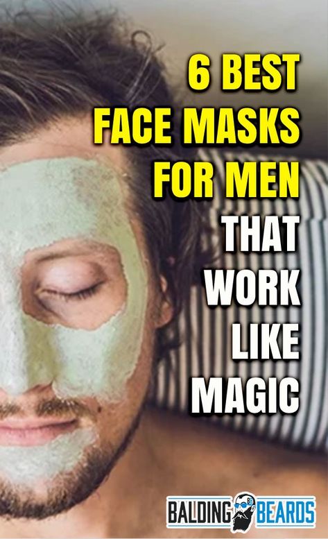 If you truly want a deep cleansing, one that doesn’t dry your skin (like bar soap), then it’s worth giving face masks a try. You don’t have to use them daily and they can easily supplement other skin care products in your arsenal.   #facemaskformen #facemask #bestfacialmask Face Pack For Glowing Skin For Men, Men Facial Skin Care, Facial For Men, Pimple Mask, Mens Face Care, Homemade Face Pack, Face Mask For Pores, Men Skin Care Routine, Mens Face Mask