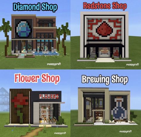 Shops Minecraft, Minecraft Dam, Minecraft Shop, Minecraft Cabin, Casa Minecraft, Building Blueprints, Minecraft Shops, Minecraft Welten, Case Minecraft