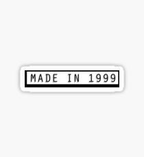 Made In 1999 Tattoo, Print Stickers Aesthetic, 1998 Sticker, 1999 Sticker, Calligraphy Quotes Love, Spooky Tattoos, Stickers Aesthetic, Iphone Case Stickers, Tumblr Stickers