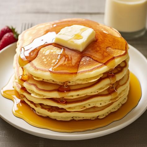 Old Fashioned Pancakes Pancake Reference, Breakfast Pancakes Aesthetic, Pancakes Pictures, Pancake Breakfast Ideas, Pancake Aesthetic, Pancake Pictures, Aesthetic Pancakes, Pancake Images, Old Fashioned Pancakes