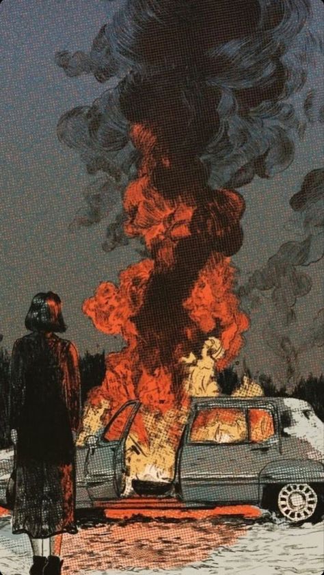 Burn Aesthetic, Art Hippie, Let It Burn, Art Surreal, Hippie Wallpaper, Art Wallpaper Iphone, Surreal Art, On Fire, Aesthetic Art