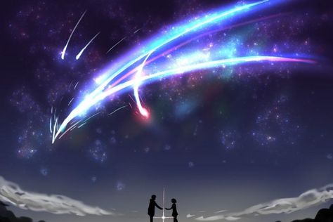 kimi no na wa wallpaper 2400x1824 for 4k monitor Kimi No Na Wa Wallpaper, Your Name Wallpaper, Your Name Anime, Wallpaper Wa, Images Kawaii, Kimi No Na Wa, Wallpaper Animes, Name Wallpaper, Anime Scenery Wallpaper