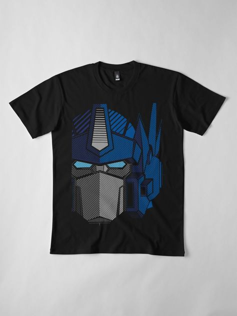 Transformers Head, Transformers Design, Anime Tshirt, Optimus Prime, Cartoon T Shirts, Cricut Ideas, Tron, Tshirt Colors, Graphic Illustration