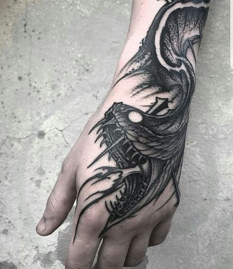 Jormungandr Tattoo, Norse Mythology Tattoo, Ouroboros Tattoo, Snake Tattoos, Serpent Tattoo, Funky Tattoos, Blackwork Tattoos, Forarm Tattoos, Wicked Tattoos