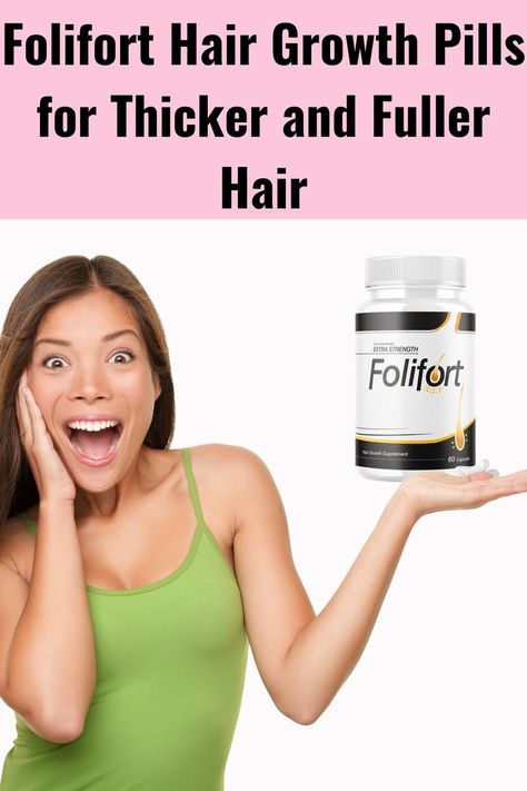 Looking for a solution to thinning hair? Folifort Hair Growth Pills can help! This natural dietary supplement is formulated with powerful ingredients like biotin and saw palmetto to promote hair growth and prevent hair loss. Try Folifort today and see the difference in your hair - get thicker and fuller hair that you'll love! #HairGrowthPills #ThickerHair #FullerHair #HealthyHair #NaturalIngredients Hair Regrowth Tips, Hair Growth Pills, Saw Palmetto, Promote Hair Growth, How To Get Thick, Promote Healthy Hair Growth, Lost Hair, Fuller Hair, Thinning Hair