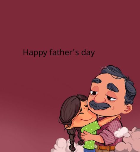 Father Illustration Character Design, Happy Mens Day Quotes, Father Daughter Illustration, Father Cartoon, Father Illustration, Father And Daughter Love, Childhood Memories Art, Dad Love Quotes, Book Cover Artwork