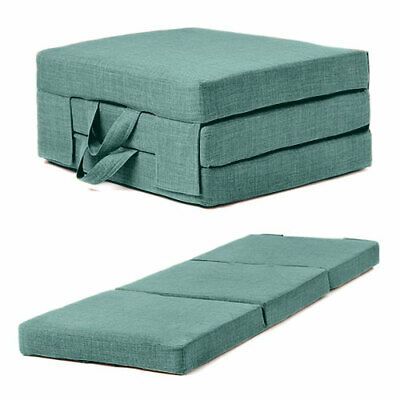 Fold Out Guest Mattress Fibre Bed Single & Double Sizes Futon Z bed Folding Sofa | eBay Sofa Cama Individual, Mattress Foam, Bed Folding, Futon Decor, Murphy Bed Ikea, Fold Out Beds, Bed Single, Murphy Bed Diy, Murphy Bed Plans