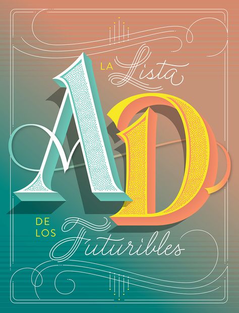 AD Spain - Conde Nast on Behance Typography Drawing, Happy Quotes Smile, Apple Logo Wallpaper Iphone, Typography Artwork, Lettering Inspiration, Type Inspiration, Wallpaper Doodle, Dslr Background Images, Communication Art