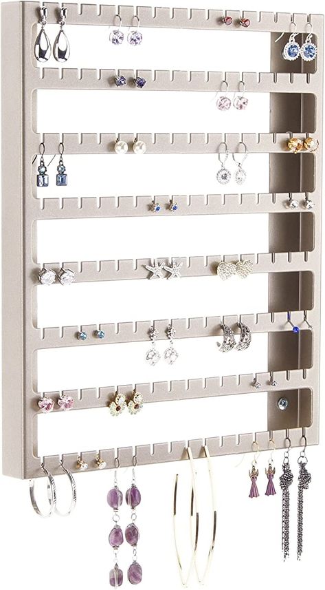 Earring Holder Wall, Display Closet, Stud Earring Organizer, Stud Earring Storage, Diy Earring Holder, Stud Earrings Holder, Jewelry Organizer Diy Wall, Wall Mount Jewelry Organizer, Jewelry Organizer Wall