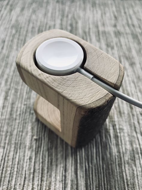 Diy Watch Charging Stand, Apple Watch Charger Stand Diy, Apple Watch Charging Stand Diy, Ceramic Watch Holder, Wood Watch Holder, Apple Watch Stand Diy, Diy Headphone Stand, Apple Watch Holder, Diy Apple