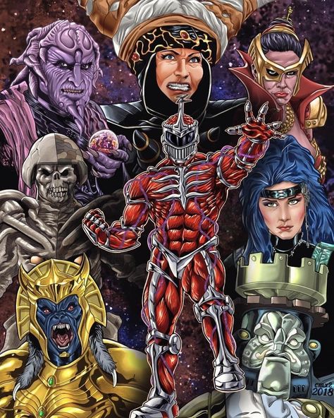 Power Rangers Villains, Sifi Art, Zeo Rangers, Ranger Armor, Lord Zedd, Green Power Ranger, Power Rangers Turbo, Power Rangers Comic, Power Coin