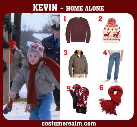 Kevin Mcallister Halloween Costume, Home Alone Photoshoot Ideas, Kevin From Home Alone Costume, Home Alone Outfits, Home Alone Photoshoot, Kevin Home Alone Costume, Kevin Mccallister Costume, Home Alone Costume Ideas, Christmas Movie Characters Costumes