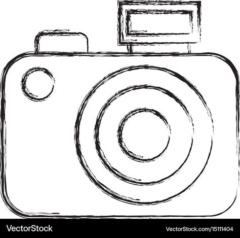 Camera Parts Drawing, Vintage Camera Drawing Simple, Vintage Camera Drawing, Vintage Cameras Drawing, Camera Drawing Sketches, Draw Camera, Camera Drawing Simple, Camera Drawing Art, Cartoon Sketch Drawing