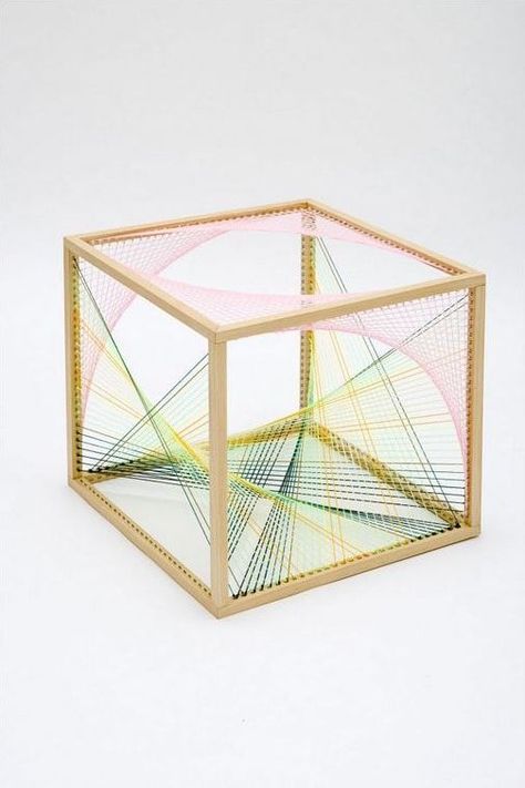 Leeds Art Gallery, Geometric Sculpture, Math Art, Thread Art, Australian Artists, String Art, Art Plastique, Geometric Art, Exhibition Design