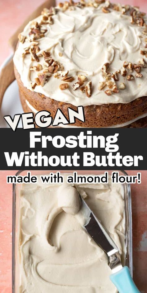 Vegan Frosting Without Butter- My Quiet Kitchen Cream Cheese Frosting No Butter, Ostara 2024, Frosting No Butter, Vegan Frosting Recipe, Frosting Without Butter, Healthy Cream Cheese Frosting, Plant Plate, Vegan Buttercream Frosting, Healthy Frosting