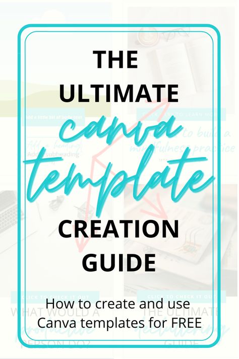 Canva Printable Templates, How To Make Canva Templates, How To Create Canva Templates, Canva How To Use, How To Make A Template, Canvas Lms Templates, How To Use Canva App, How To Make Templates, How To Canva