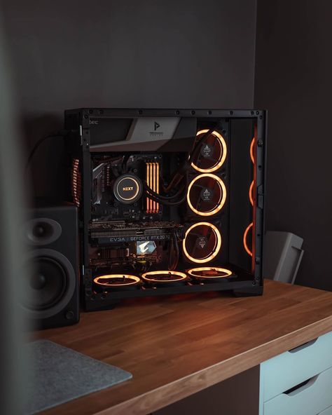 Set Up Gamer, Diy Pc, Build A Pc, Gaming Pc Build, Computer Build, Custom Computer, Pc Gaming Setup, Computer Tower, Desktop Setup