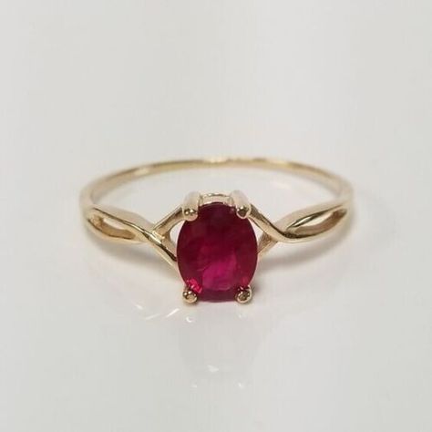 Find many great new & used options and get the best deals for 3.70 Ct Oval Simulated Red Ruby Wedding Engagement Ring 14K Yellow Gold Plated at the best online prices at eBay! Free delivery for many products! Emerald Ring Design, Ruby Ring Designs, Stone Ring Design, Jewelry Knowledge, Wedding Studs, Ruby Ring Gold, Ruby Rings, Red Stone Ring, Ring Styles