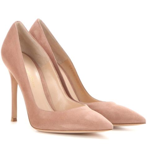 Gianvito Rossi 'Gianvito 105' Praline Suede Pumps as seen on Kate Middleton, The Duchess of Cambridge Kate Middleton Shoes, Pink Suede Shoes, Pink Suede Pumps, Shoes Pumps Heels, Beige Pumps, Heels Pink, Rossi Shoes, Suede Leather Shoes, Nude Shoes