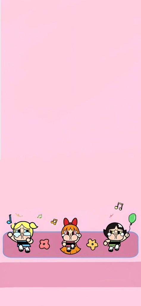 Pink Wallpaper Powerpuff, วอเปเปอร์ Iphone, Powerpuff Wallpaper, Iphone Cartoon, Butterfly Art Drawing, Lucky Wallpaper, Powerpuff Girls Wallpaper, Cute Desktop Wallpaper, Cute Pastel Wallpaper