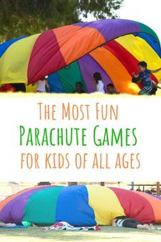 School Gym Birthday Party, Parachute Pe Games, Gym Games For Preschool, Parachute Games Preschool, Preschool Parachute Games, Outdoor Play For Preschoolers, Parachute Games For Preschoolers, Field Games For Kids, Preschool Party Games