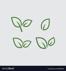 Set leaf logo design template green sprout Vector Image Sprout Logo, Leaf Logo Design, Indoor Playground Design, Green Logo Design, Template Green, Organic Logo Design, Nature Logo Design, Nature Logo, Circle Logo Design