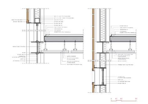 CONSTRUCTION DETAILS - FACADE WOOD CLADDING Wood Cladding Details Drawing, Wooden Facade Detail, Steel Construction Detail, Wood Structure Detail, Wood Facade Detail, Wood Facade Architecture Design, Timber Facade, Facade Wood, Siding Detail