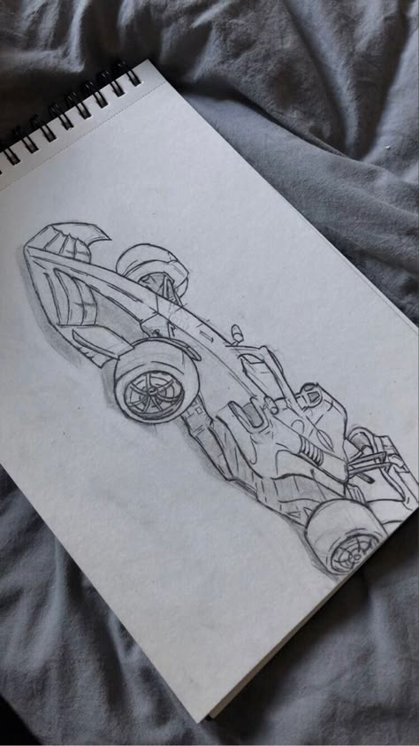 F1 Art, Cool Car Drawings, Car Drawing, Art Drawings Sketches Pencil, Mini Drawings, Doodle Art Designs, A Notebook, Car Drawings, Hand Art Drawing