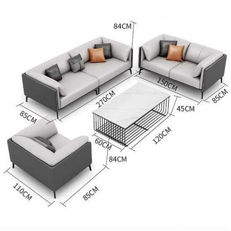 Furniture Dimensions Standard, Luxurious Sofa Bed, Sofa Bed Ideas, Sofa Come Bed, Sofa Layout, Living Room Plan, Interior Design Principles, Luxury Sofa Design, Wooden Sofa Set Designs