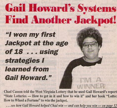 Gail Howard Lottery Strategies Win Lotto for West Virginia Man Lottery Number Generator, Win Lotto, Lottery Winning, Number Tricks, Lottery Jackpot, Lottery Strategy, Photoshop Shortcut, Winning Lottery Ticket, Lotto Winning Numbers