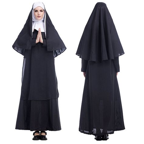 Nun Outfit Reference, Nuns Outfit, Nun Reference, Nun Clothing, Nun Clothes, Nun Fancy Dress, Nun Drawing, Nun Art, Nun Halloween Costume