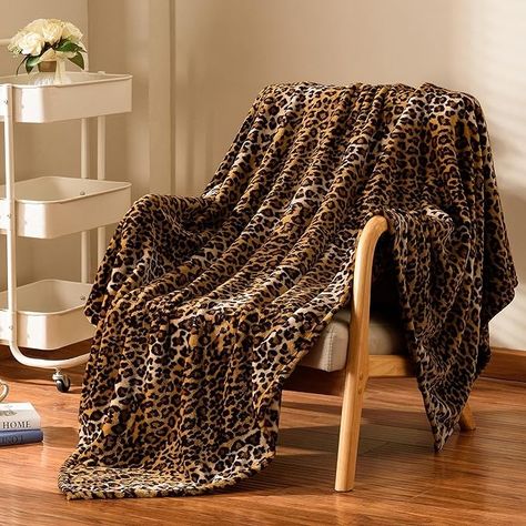 Amazon.com: Excervent 3D Leopard Flannel Fleece Twin Blanket, 280 GSM Lightweight Cheetah Blanket for Couch Sofa Bed, Super Soft Cozy Warm Blankets, 60x80 inches, Brown : Home & Kitchen Chocolate Throw Blanket, Cheetah Throw Blanket, Leopard Print Throw Blanket, Leopard Print Home Decor, Cheetah Print Bedroom Ideas, Leopard Print Bedroom Ideas, Leopard Ottoman, Cheetah Print Bedroom, Cheetah Print Blanket