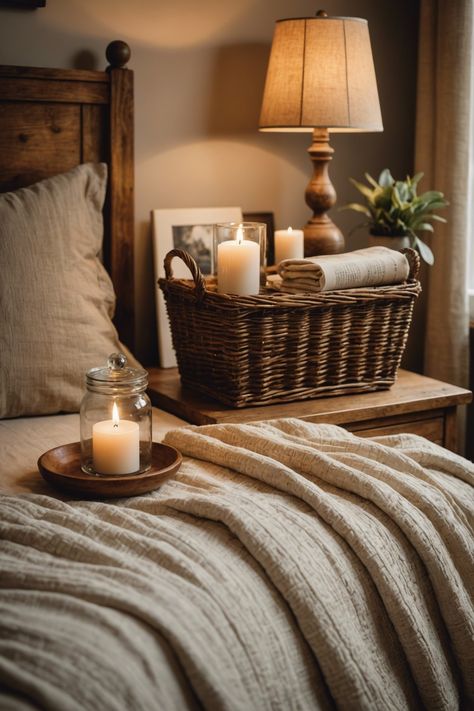 20 Rustic Bedroom Inspirations For Cozy Living – ToolzView Rustic Farm Bedroom, Farm Bedroom Ideas, Bedroom Aesthetic Farmhouse, Country Farmhouse Ideas, Room Inspiration Bedroom Aesthetic, Cozy Bedroom Aesthetic, Aesthetic Farmhouse, Cozy Farmhouse Bedroom, Vintage Country Farmhouse