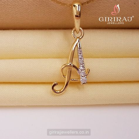 Adore A Pendant A Locket Alphabet Gold, Alphabet Pendant Gold Letters, Alphabet Pendent Design, Small Pandent, Neckline Necklace Guide, Letter Pendent, Gold Letter Pendants, Necklace Guide, Hijabi Brides