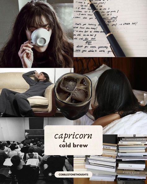 zodiacs as my favourite drinks ☕️ • comment which is your fav 🌟 • • • • • • • • • • • • • • • • • • • • • • • • #moodboard #moodboards #moodboardaccount #moodboardaesthetic #niche #aesthetic #aesthetics #ａｅｓｔｈｅｔｉｃ #aestheticedits #aesthetictumblr #esthetics #zodiac #zodiacsigns #airsigns #watersigns #firesigns #earthsigns #drinks #autumn #summer #autumnvibes #pinterest #pinterestgirl #y2k #minimalism #vintage #cute #love #instagram Cap Rising, Romanticing School, Astrology Aesthetic, Niche Aesthetic, Comfort Place, Fashion Books, Mbti, Autumn Summer, Cute Love