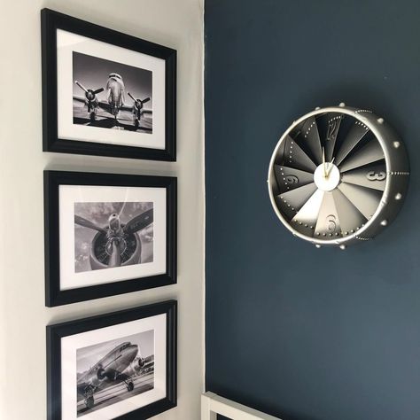 Afternoon everyone... Hope you are all enjoying the weather we are having this bank holiday weekend! Here is just a little snap shot of… | Instagram Aviation Room Ideas, Aviation Home Decor, Aviation Themed Room, Aviation Interior Design, Aviation Room Decor, Airplane Themed Bedroom, Aviation Bedroom, Plane Room, Airplane Kids Room