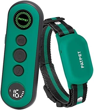 Amazon.com: PATPET Shock Collar for Dogs - Waterproof Rechargeable Dog Electric Training Collar with Remote for Small Medium Large Dogs (8-120 lbs), 3 Safe Training Modes Up to 3000Ft Control : Pet Supplies Dog Shock Collar, Shock Collar, Training Collar, Dog Training Collar, Gifts For Dog Owners, Pet Training, Training Your Dog, New Year Gifts, Large Dogs