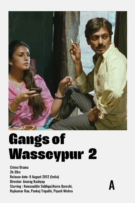 ye wasseypur hai!!! Gangs Of Wasseypur Poster, Gangs Of Wasseypur, Posters Minimalist, Film Posters Minimalist, Film Posters, Room Posters, Movie Scenes, Drama, India